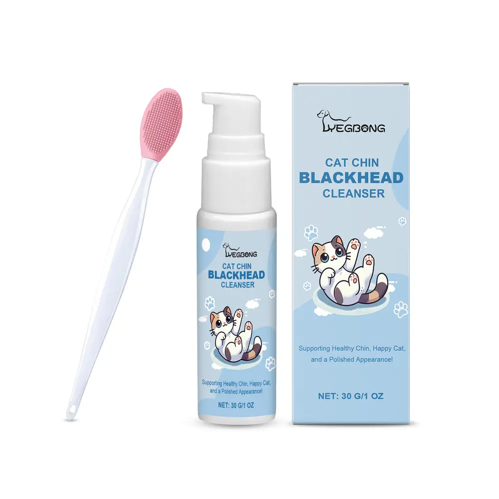 Yegbong Pet Chin Cleaning Care Set Gently cleans chin hair of pets, dogs, and cats