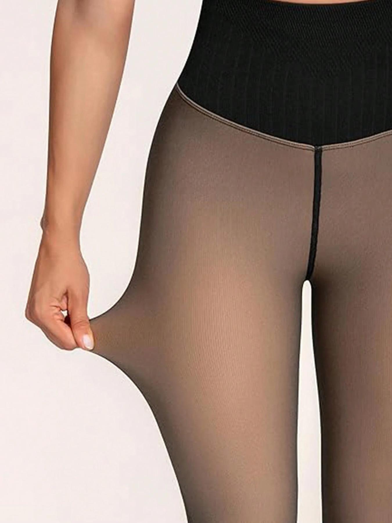 Women's Fleece Lined Sports Tight Leggings, Original Magic Fleece Inner Pants, High Waisted Legging, Multiple Sizes Available, Comfortable and Warm, Athletic Leggings, Fitness Leggings