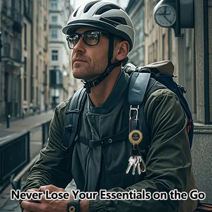 Product Introduction of 3 In 1 new multifunctional Retractable Pull Reel CarabinerKeychain, Strong Steel Wire Rope Buckle,Outdoor SportKeychain Tool 11