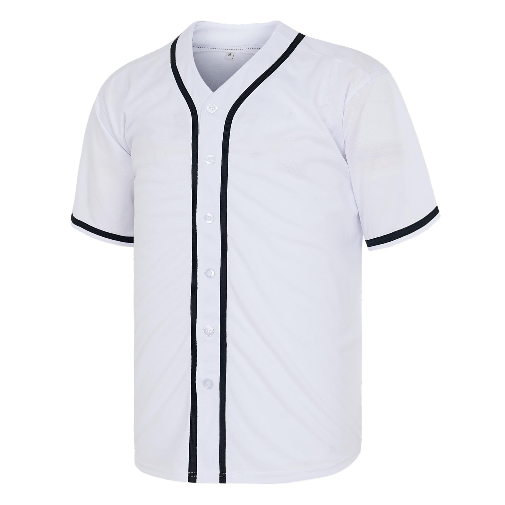 Quick Drying Baseball Jersey for Men and Women,Breathable Short Sleeve Gym shirts,Slightly Stretch Workout Tops,Button Sports Jersey,Gift for Game Day