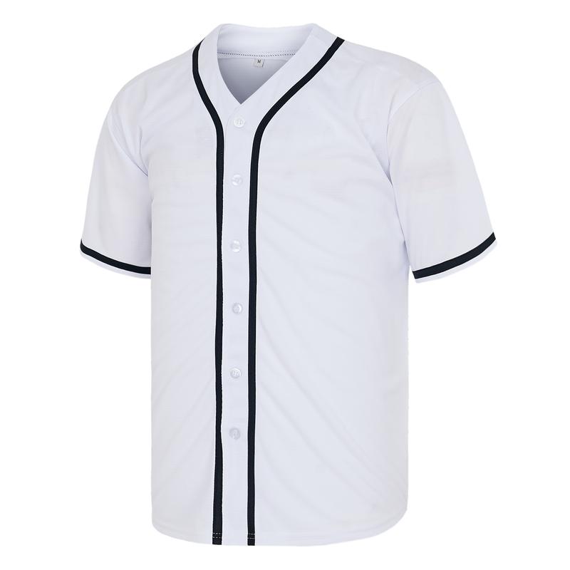 Quick Drying Baseball Jersey for Men and Women,Breathable Short Sleeve Gym shirts,Slightly Stretch Workout Tops,Button Sports Jersey,Gift for Game Day