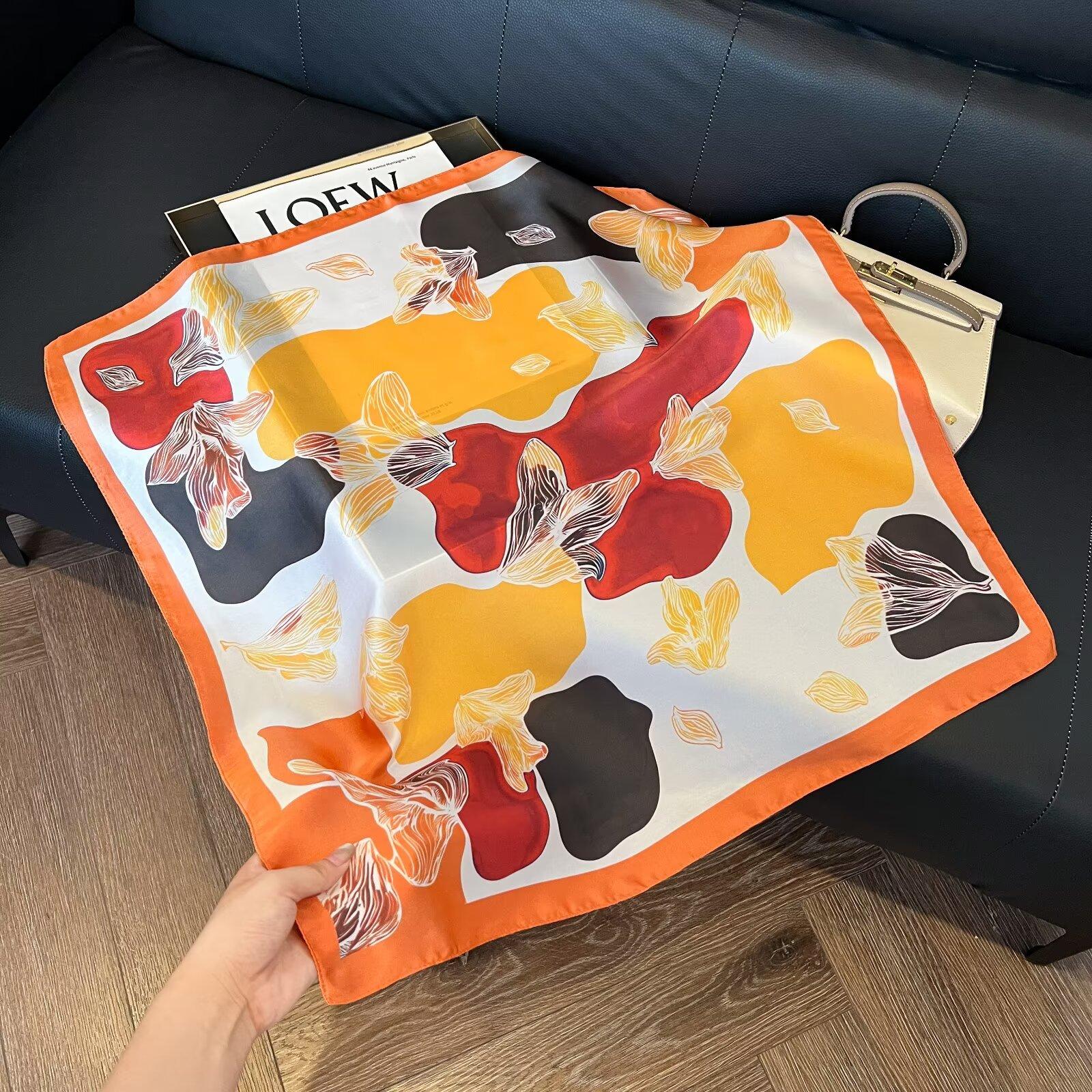 70x70 Scarf Summer Breathable Sun Protection Square Scarf, Fashion Versatile Autumn Headband, Winter Warm Scarf, Hair Accessory, Belt, Bracelet