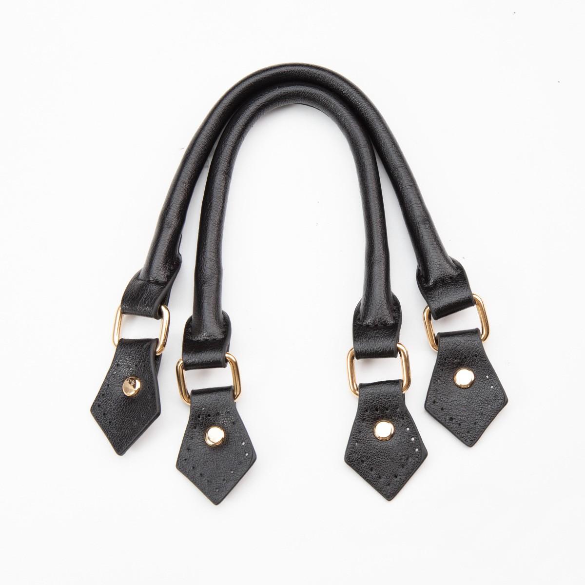 2pcs PU Leather Bag Handle Replacement Straps Suitable for Woven Tote Bags, Handbags, DIY Handmade Bag Accessories - PU Leather Shoulder Straps Compatible for Tote Bag Refurbishing, Easy Install for Handbag & Crafting, DIY Wallet Making