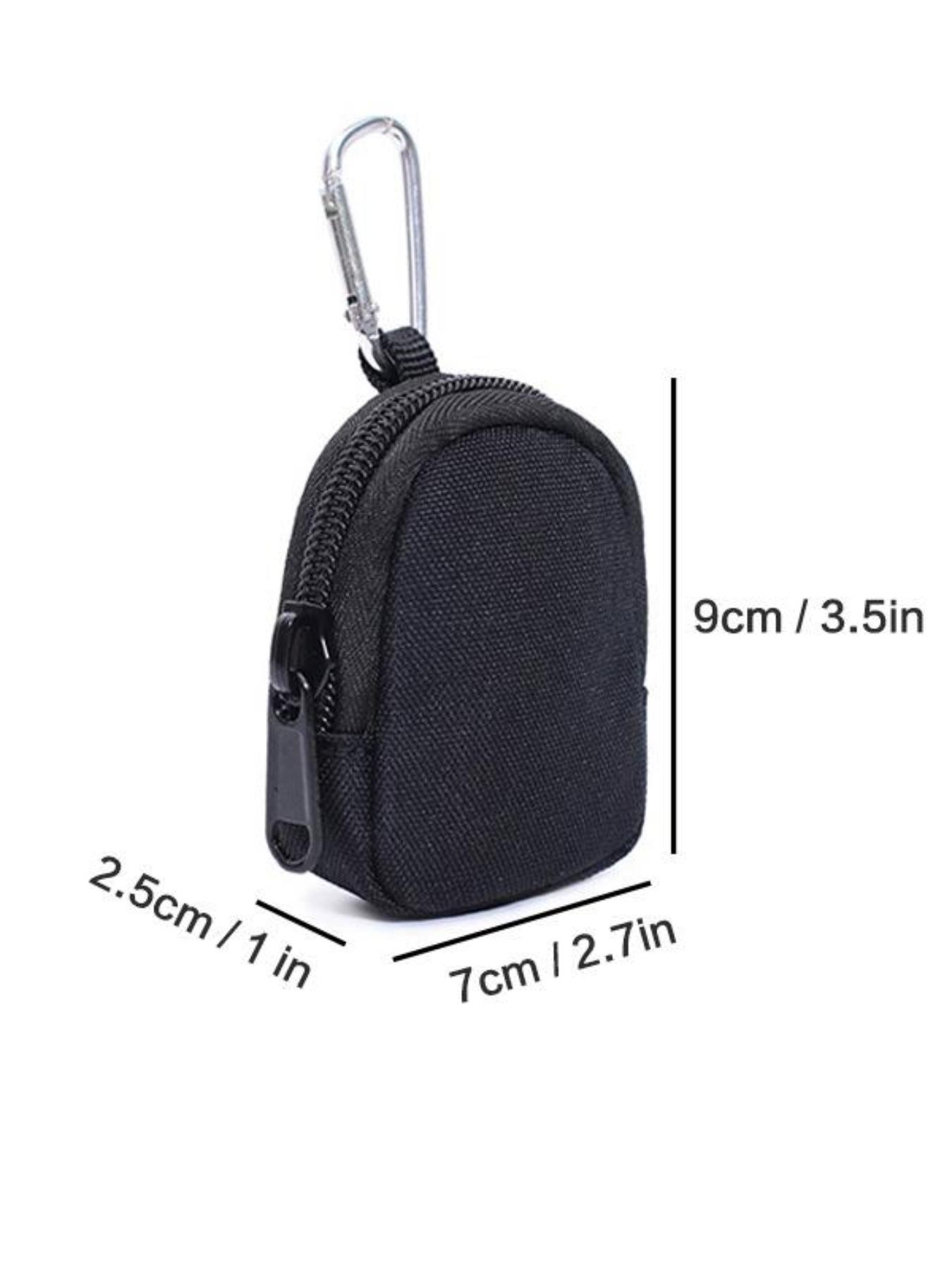 Portable Key Bag for Men, Coin Purse with Zipper, Outdoor Key Organizer, Convenient Key Holder, Essential Accessory for Daily Use