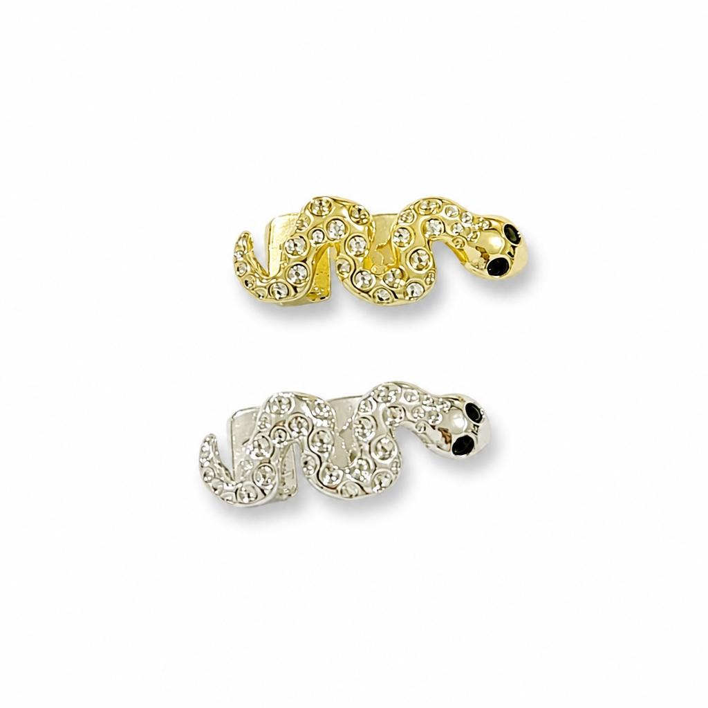Snake-Shaped Hip-Hop Classic Tooth Dental Accessory, Party Dance Event Decoration, Short Video Shooting Props, Unique Theme Decorations