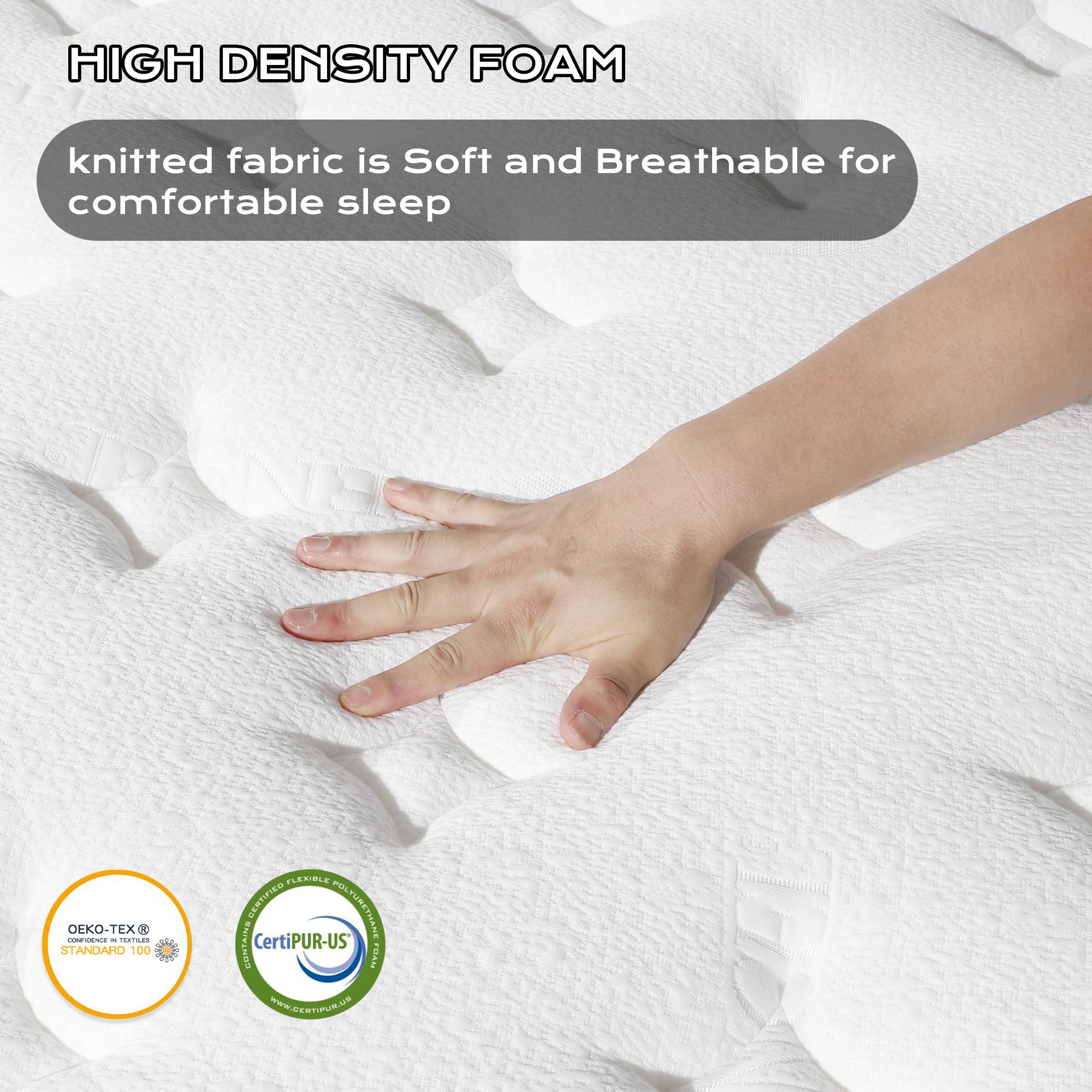 BOMASS 10" 12" 14" Mattress Twin Full Queen King Size-Memory Foam Hybrid Pocket Spring Medium Firm Mattresses Bed in A Box BOMASS 10" 12" 14" Mattress Twin Full Queen King Size-Memory Foam Hybrid Pocket Spring Medium Firm Mattresses Bed in A Box