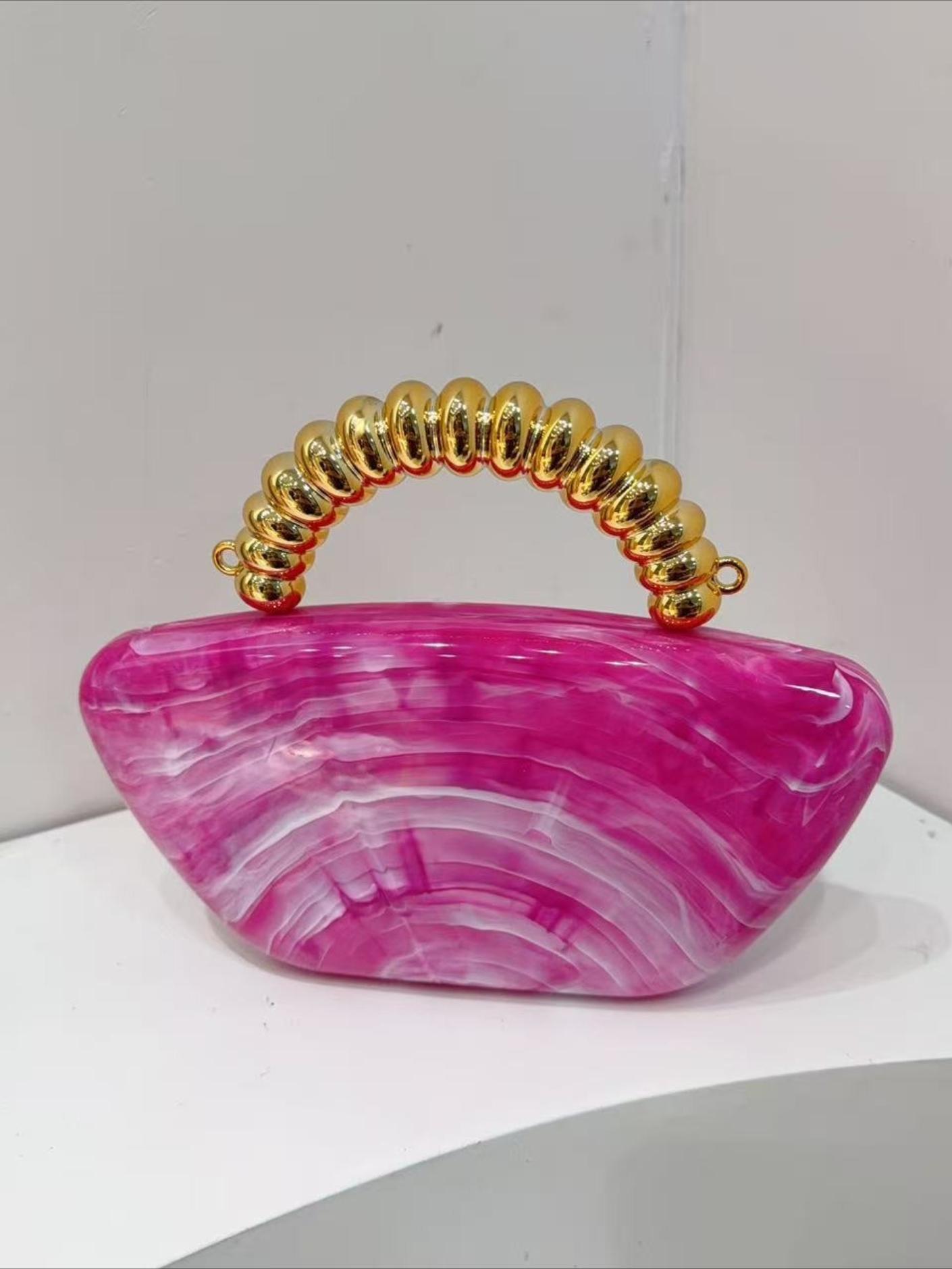 2026 New Marble Pattern Evening Bag for Women, Vintage Elegant Clutch Purse, Trendy Party Handbag, Fashion Crossbody Tote for Wedding Banquet