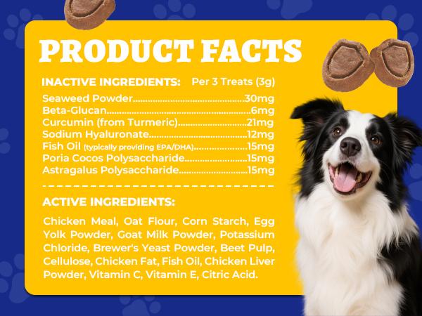 Wellix 260-Count Dog Allergy Relief Chews - Dog Allergy and Itching Skin Relief & Immune Support for Itchy Skin and Itchy Ears, 100% Natural Ingredients