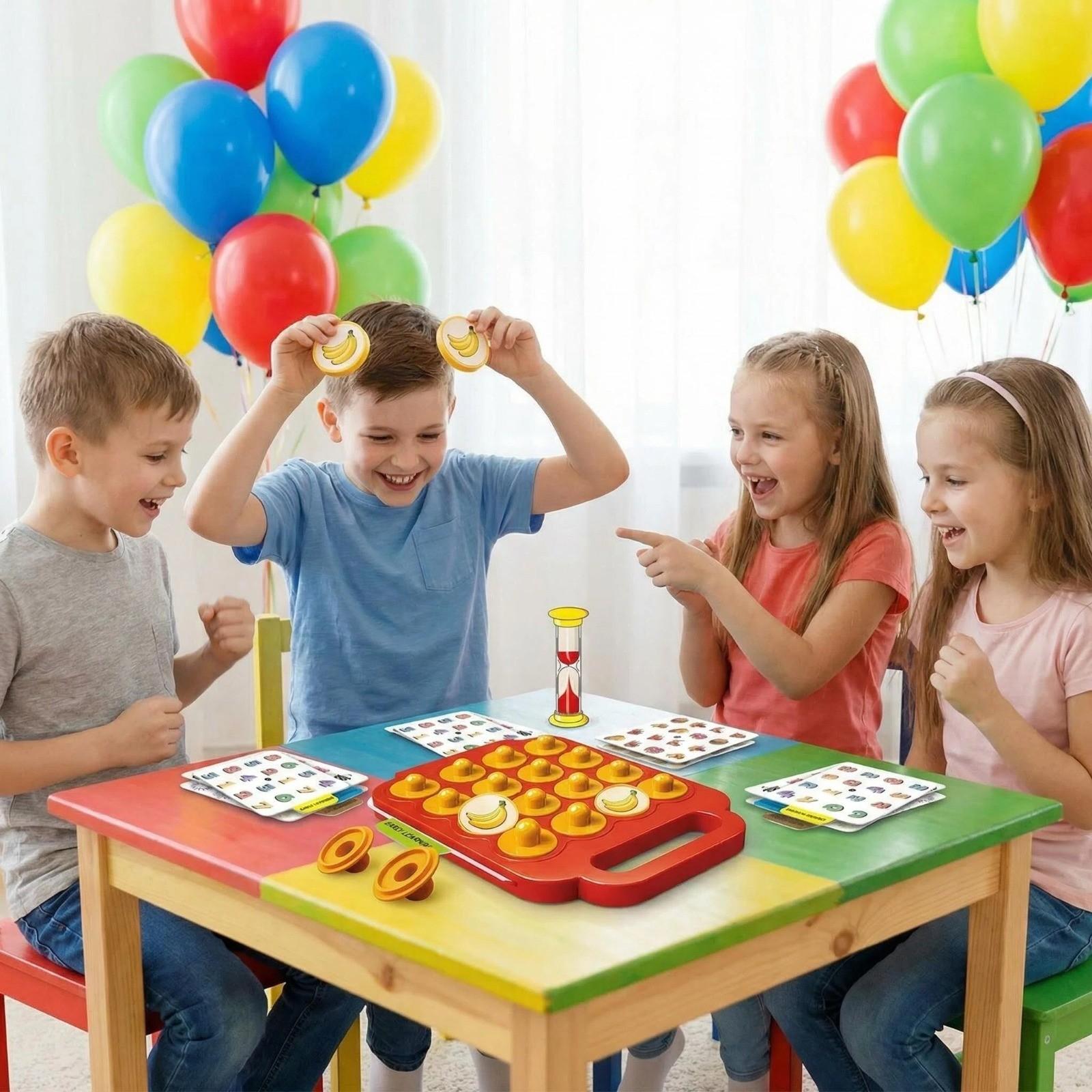 Table Flip Chess Memory Training Game, Interactive Two-Person Board Game, Pair Card Educational Toy, Suitable for 2-4 People