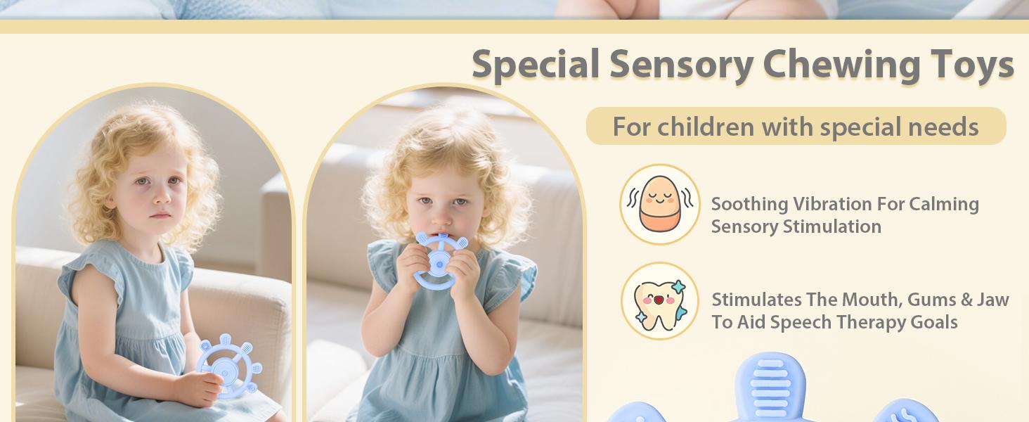 Vibrating Sensory Chew Toy, Sensory Chew Toys for Autistic Children & Vibrating Teether for 10 Month Old, USB Chargeable & 3X Vibration Settings. Supporting Toddler Travel Essentials, Autism Sensory Products Vibrating Sensory Chew Toy, Sensory Chew Toys for Autistic Children & Vibrating Teether for 10 Month Old, USB Chargeable & 3X Vibration Settings. Supporting Toddler Travel Essentials, Autism Sensory Products