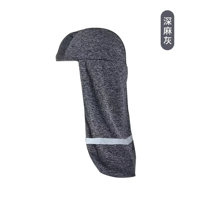 Dark heather gray with reflective strips