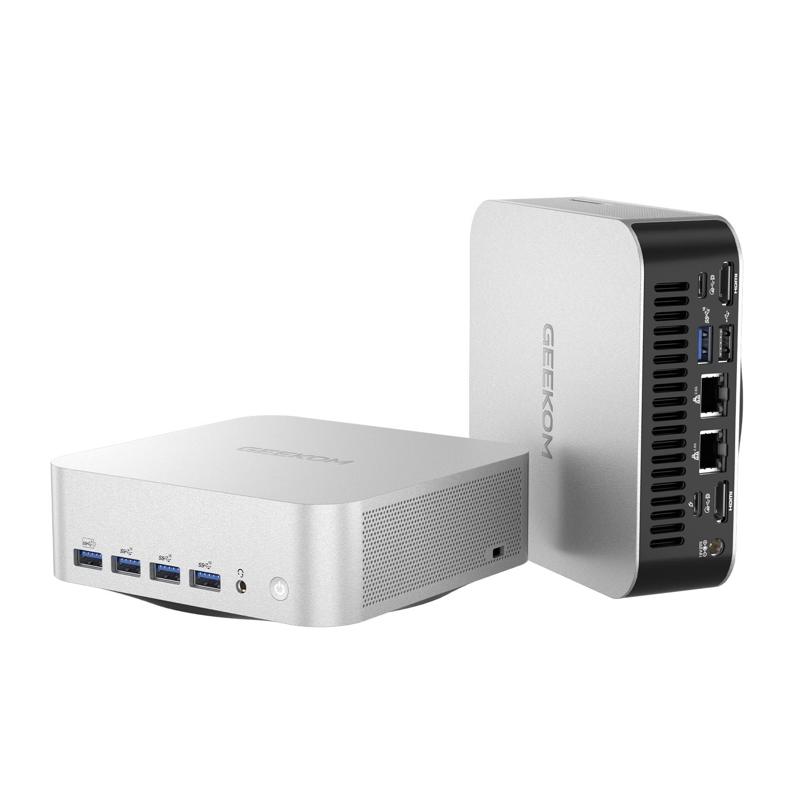GEEKOM A8 Max Mini PC AMD Ryzen 7 8745HS Cpu ,16GB RAM+ 1TB SSD.Dual-channel DDR5 5600MT/s, up to 64GB.  Prebuilt Gaming Computer Fortnite/Warzone/Legends/CS:GO/Legends/Genshin Impact Tower Computer