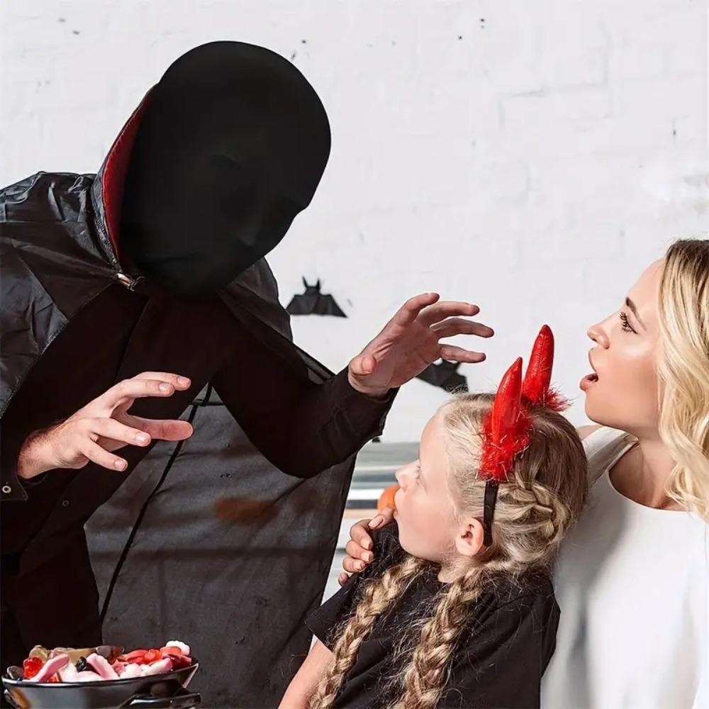 Men's Full Face Mask, Festival Faceless Hood Mask, Cosplay Decorative Mask for Masquerade Cosplay Party, Halloween