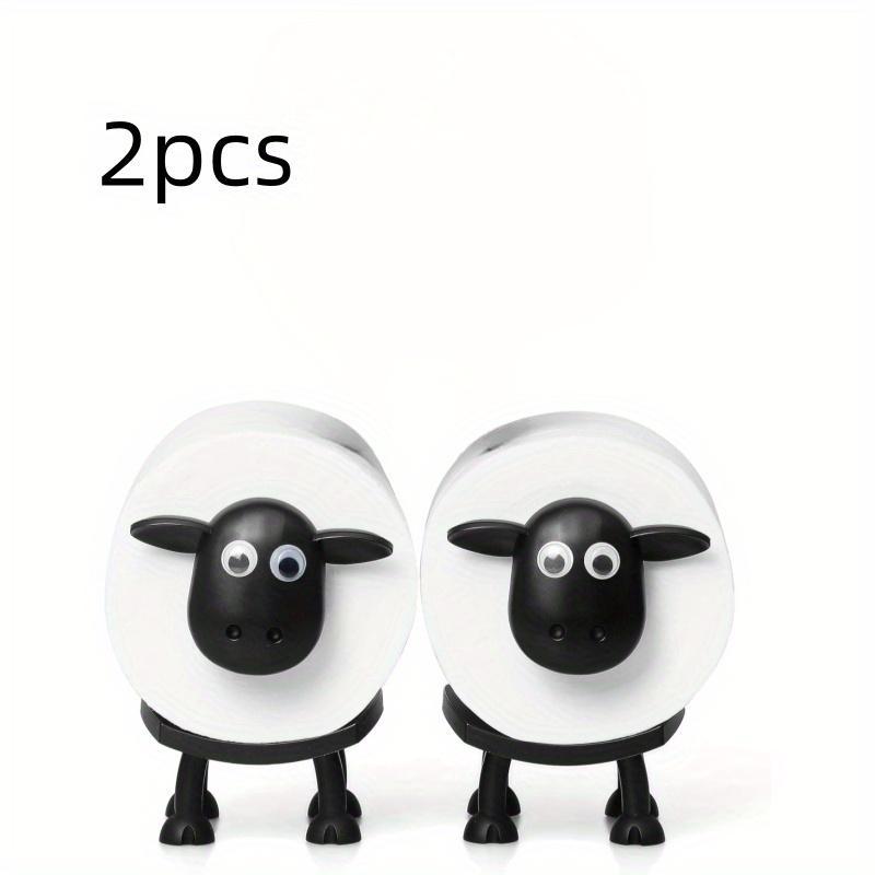 Sheep Cute Animal Paper Towel Holder, Humorous Standing Bathroom Tissue Rack, Fun Toilet Decoration, Mother's Day Christmas Gift, Bathroom Decoration Accessories