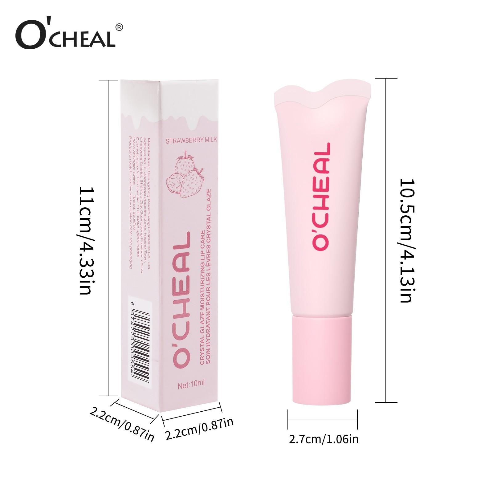 Set of 4 Liquid Hydrating Lip Gloss Essence Moisturizing Lip Oil Non-Sticky Cupcake Lips Plumping Lip Balm Makeup