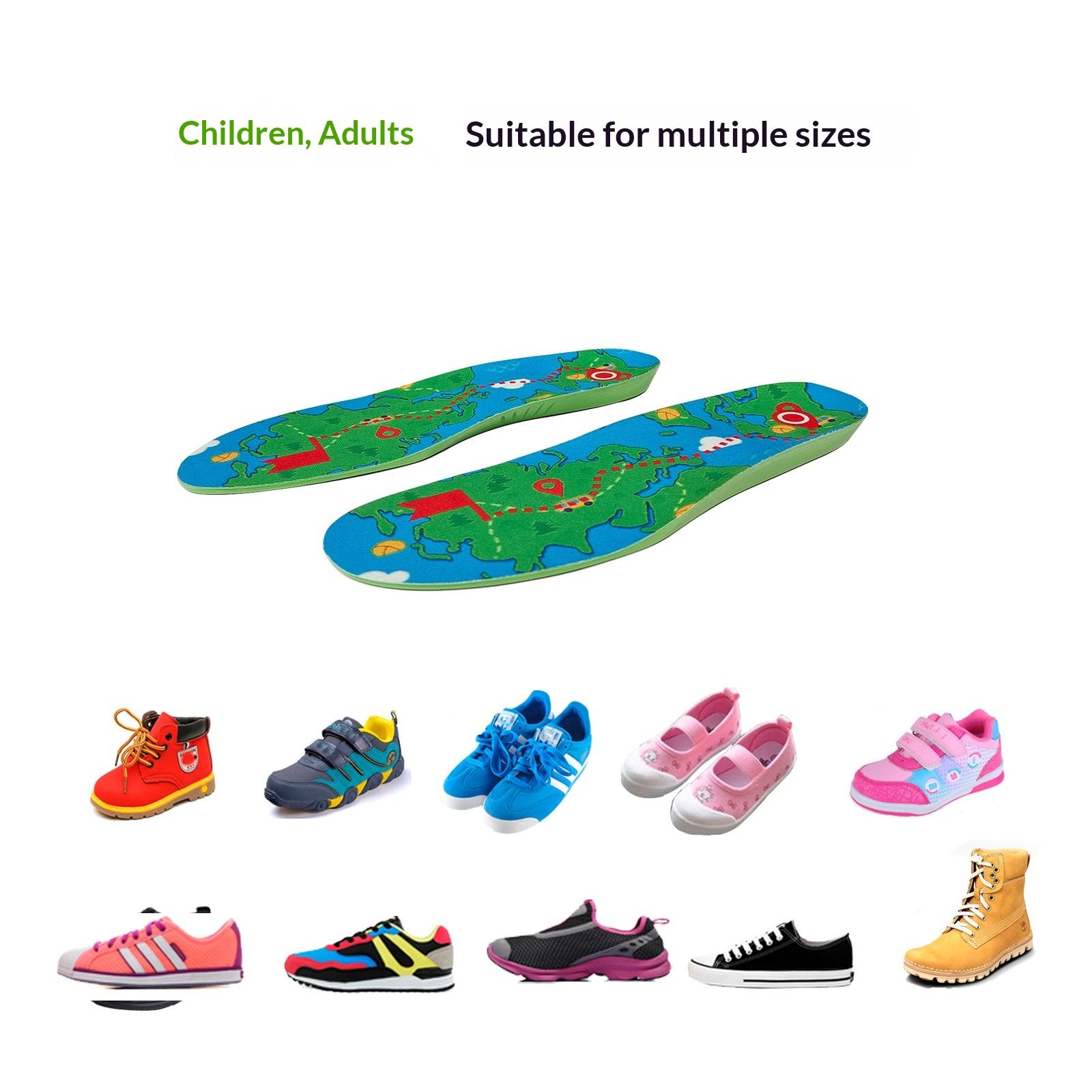 AirTag-Compatible PU Insoles — Anti-Loss Tracking Inserts for Children's Sports Shoes and the Elderly