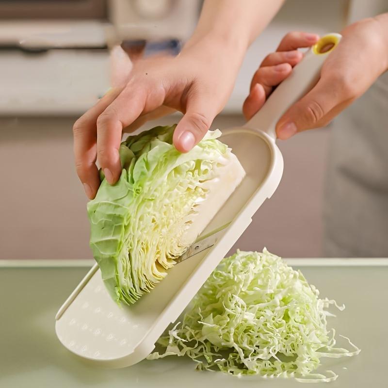 Vegetable Chopper Quickly Slices/cuts Cabbage, Cabbage Cutting Shredder, Sharp Blades + Ergonomic Handle, Easy Clean, Perfect for Home Chefs & Meal Prep, Vegetable Slicer, Vegetable Slicer Dicer, Vegetable Cutter, Kitchen Gadgets