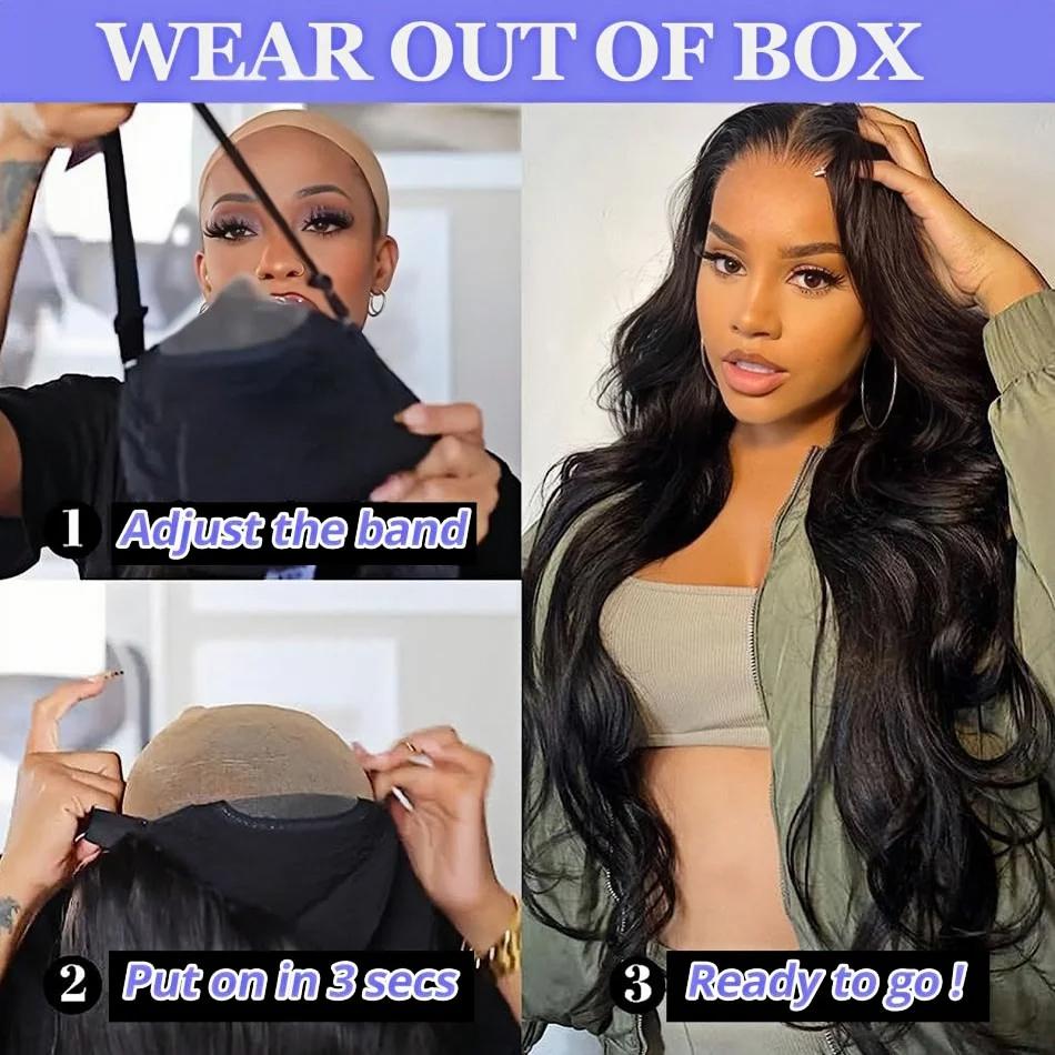 Bling Hair Body wave Wigs Glueless Wig Human Hair Ready To Wear 5x5 Lace Frontal Wig 4x4 Brazilian Closure Wig For Women Lace Front Wigs