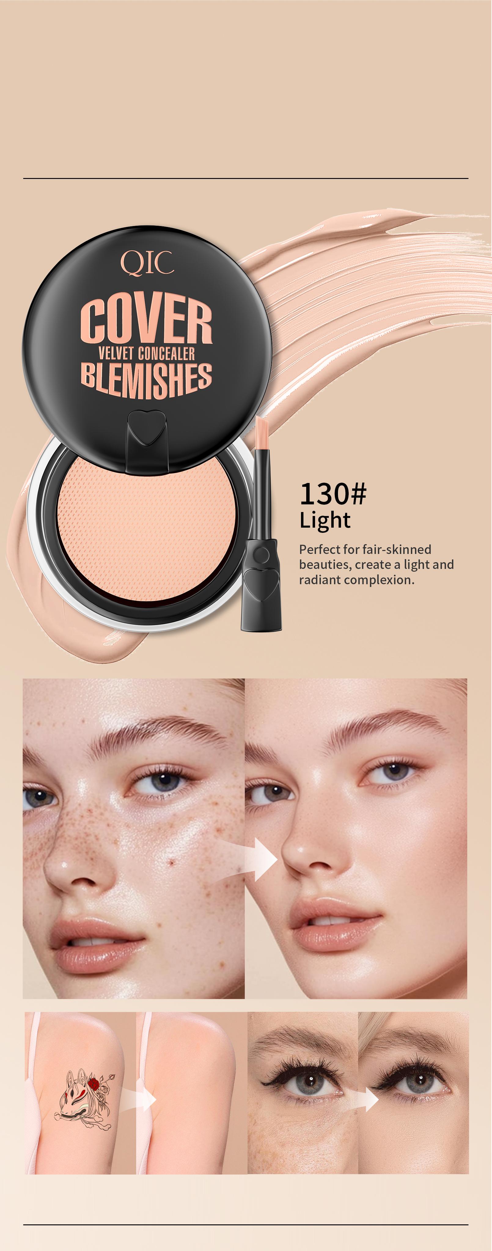 3-tone concealer, concealer, contouring concealer, facial concealer, dark circle concealer, blemish and acne scar concealer, high-coverage concealer, waterproof concealer, long-lasting concealer