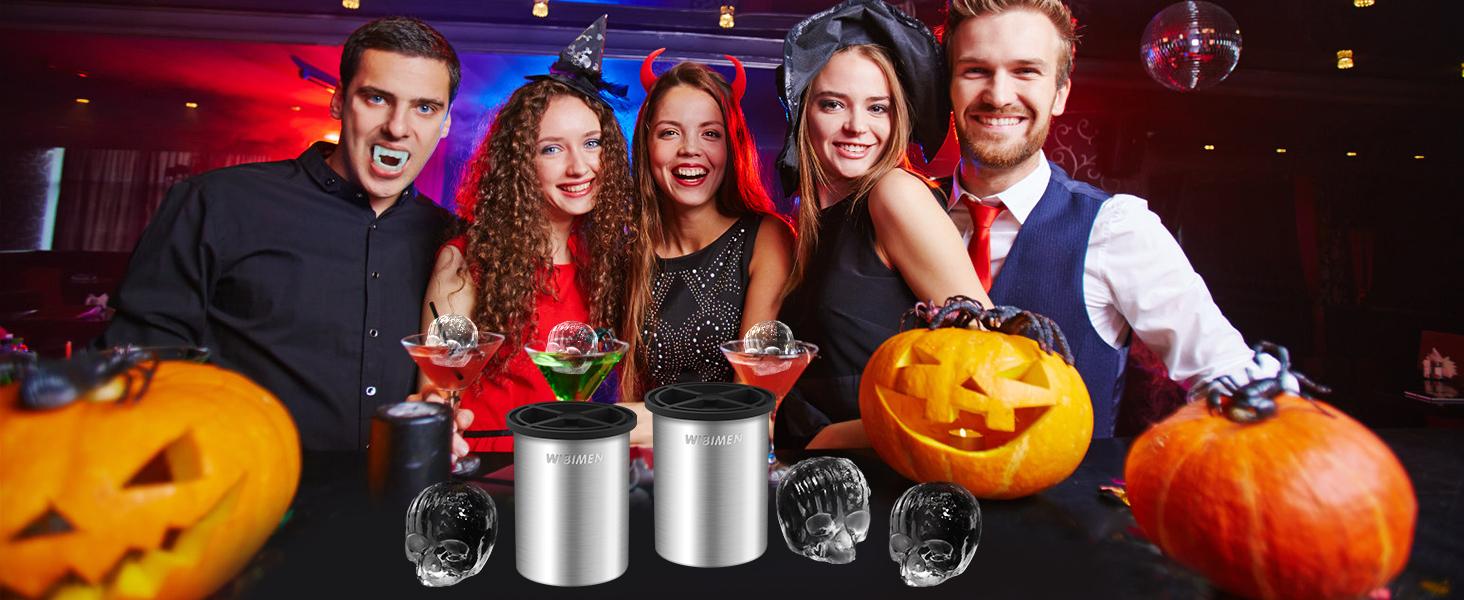 Drink Like a Rebel!  Crystal Skull Ice Balls for Whiskey & Cocktails  #SkullIce #DrinkUpgrade Silicone Utensils Stainless Steel Modern Home Bar Accessories Liquor Decanter Set