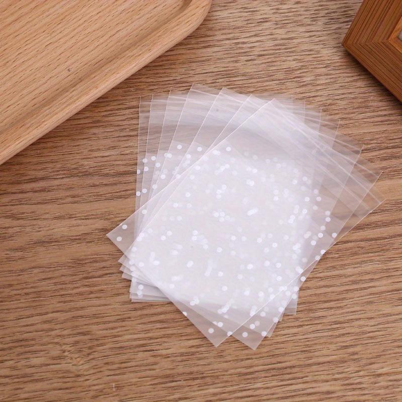 100pcs, Self-Closing Dot Frosted Packaging Bags, Biscuit Bags, Candy Bags, Holiday Gift Packaging, Baking Supplies, Fashionable Style Gift Bags