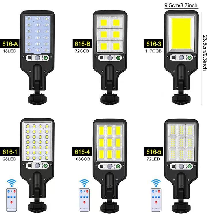 Solar-powered lighting outdoor garden lamp, motion-sensing road lamp, household integrated wall lamp, rechargeable lamp, street lamp