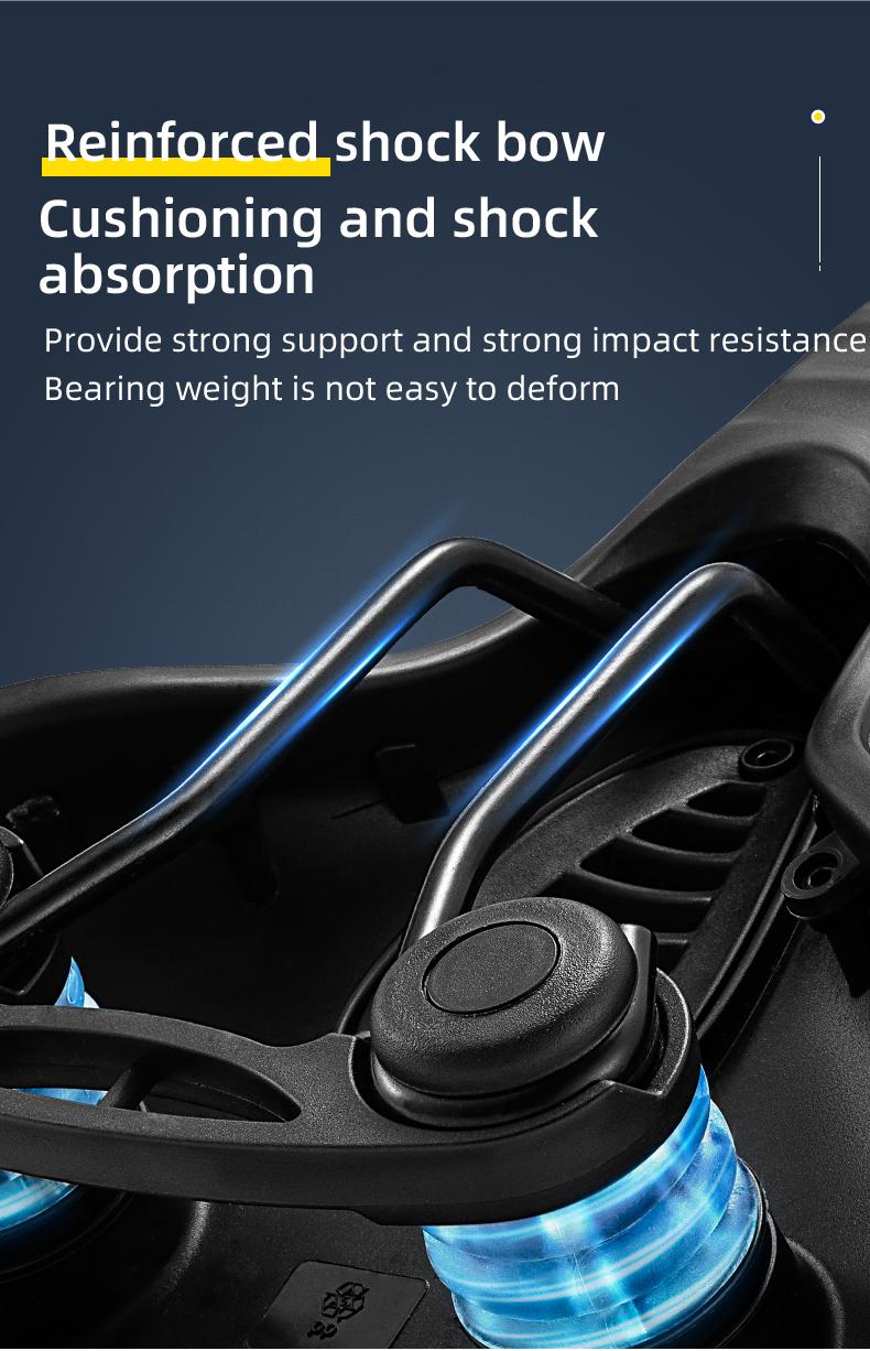 ROCKBROS Bike Seat Memory Foam Bike Saddle Comfortable Waterproof for City MTB Racing Bikes