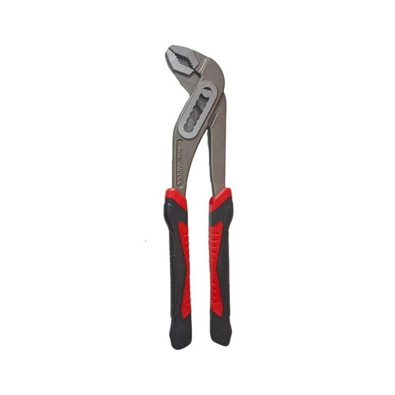 Adjustable Large Opening Carbon Steel Water Pump Pliers, Non-Slip Handle, Multi-Functional Pipe Clamp, Quick Release Lever, Home Use