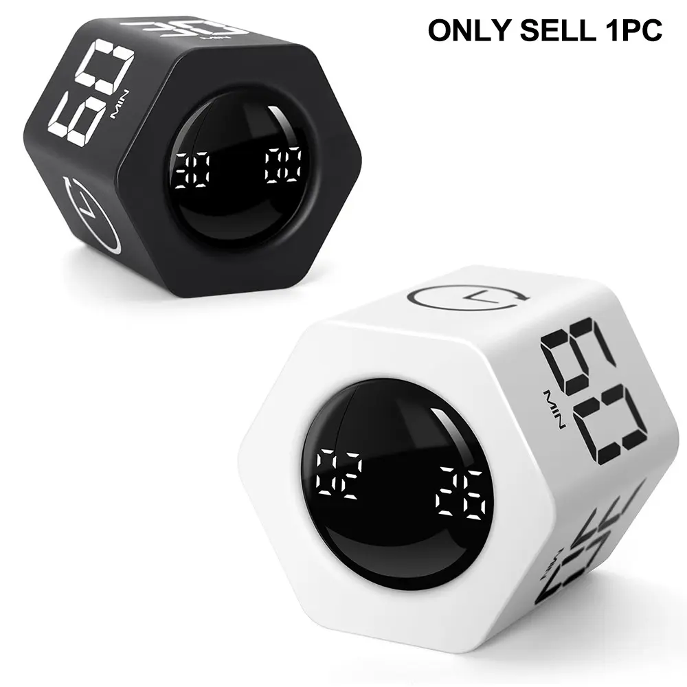 Revolutionize Your Productivity with Ticktime Pomodoro Cube! Adjustable Timer, Stopwatch for Office, Study, Tasks - Pause/Resume, Mute & Countdown Options