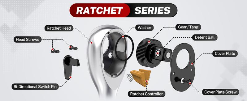 Ratchet Set, 1/4", 3/8", 1/2" Drive Ratchet Stubby Handle Wrench, 72-Tooth Quick-Release Reversible Wrench Set, Professional Hand Tool,Blackfriday,Christmas Gift Ratchet Set, 1/4", 3/8", 1/2" Drive Ratchet Stubby Handle Wrench, 72-Tooth Quick-Release Reversible Wrench Set, Professional Hand Tool,Blackfriday,Christmas Gift