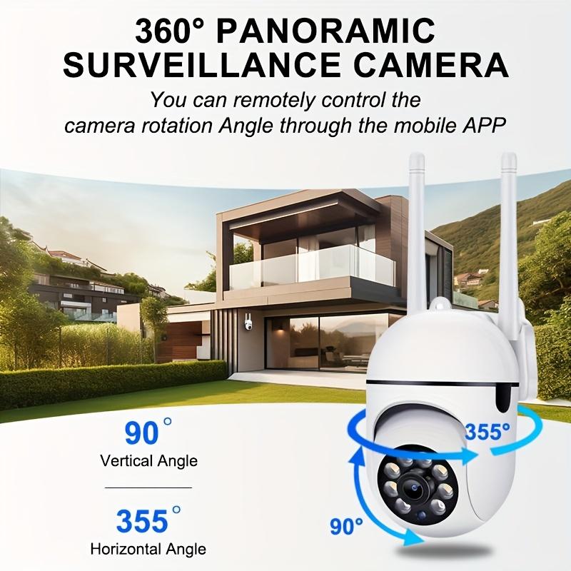 4pcs 1080P/5G Wireless WiFi Camera/color Night Vision/two-way Audio/360-degree Pan/tilt/zoom, AI Motion Tracking And Detection/home Security Monitoring/spotlight, And Alarm/cloud Storage And SD Card Storage.., Property Protection