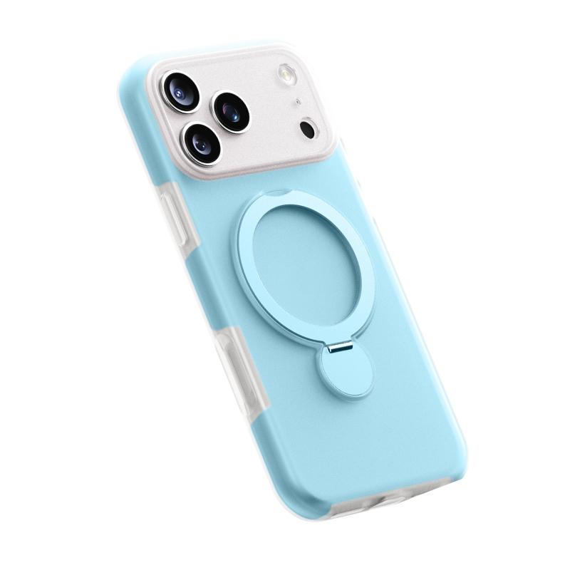 2026 New Liquid Jelly Magnetic Kickstand Skin-Friendly Phone Case for iPhone 17 Pro Max 17 Pro 16 Pro Max 16 Pro 15 Pro 14 13, Shockproof Protective Cover