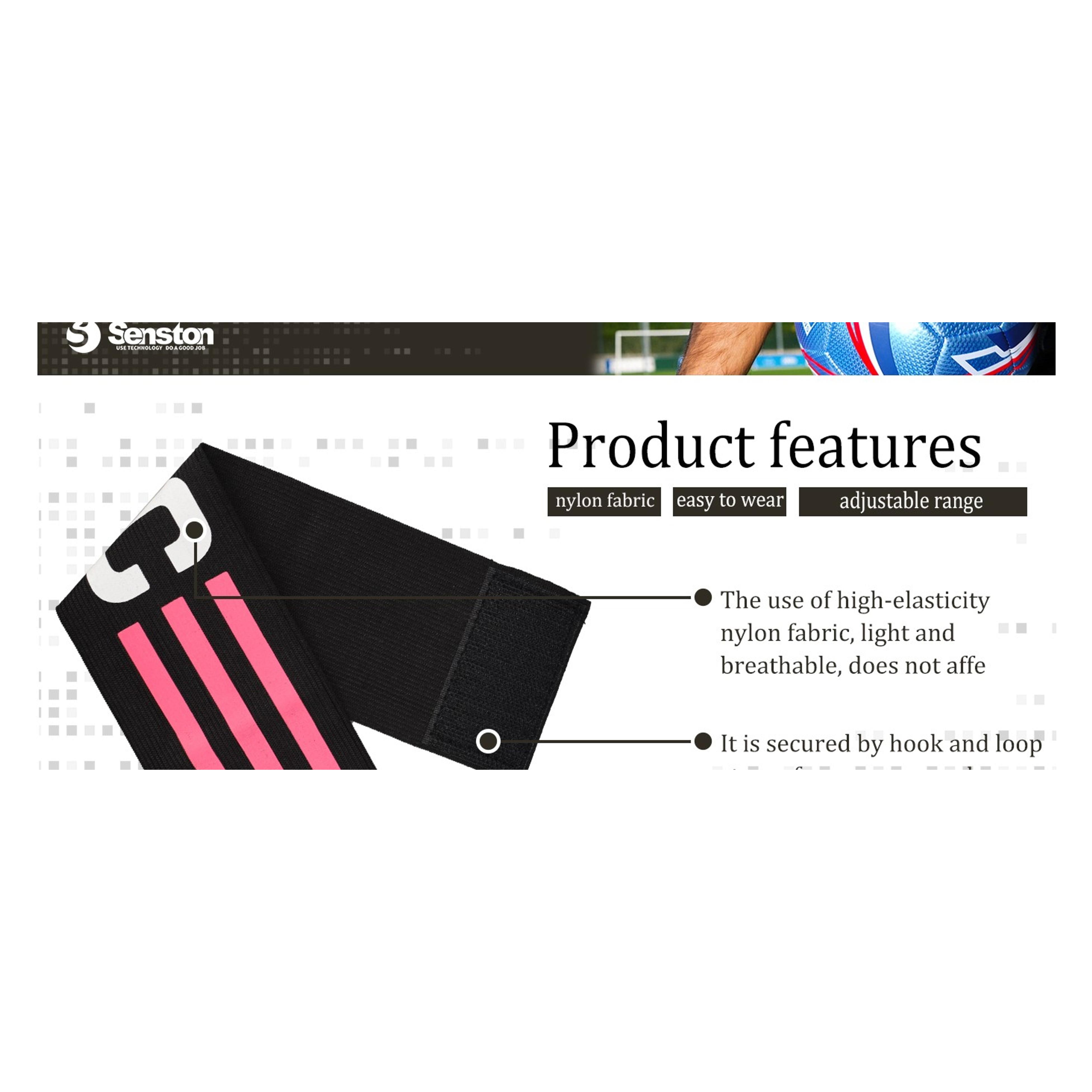 Soccer Ball Captains Armbands for Adult and Youth 3Pcs
