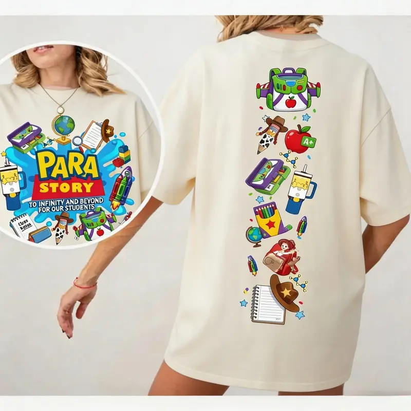Para Story Paraprofessional Shirt, Teacher Aide Tee, Paraeducator Shirt, Back to School Gift, Classroom Support Staff Tee