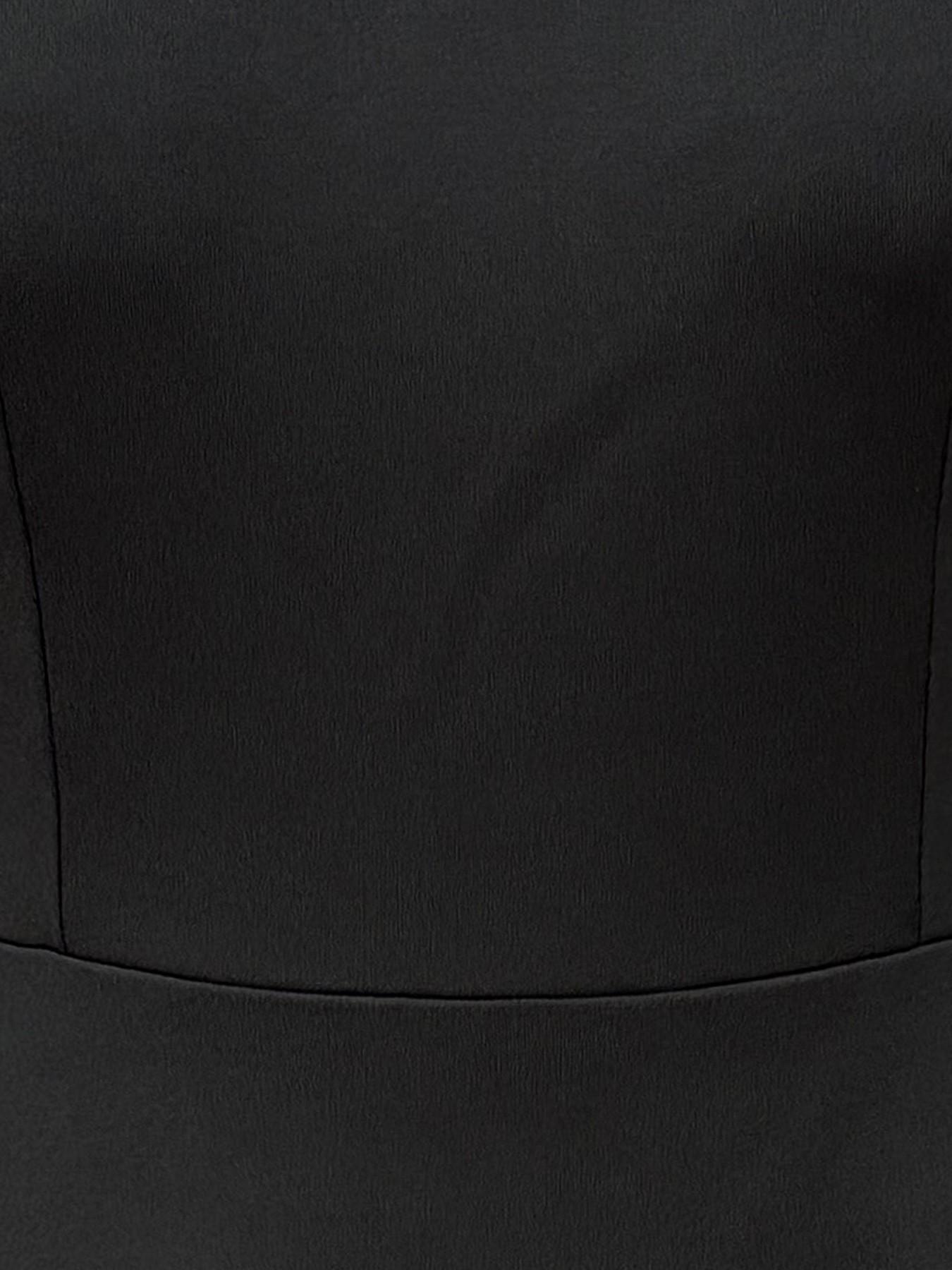 Spring Summer New Women's Elegant Solid Color Dress, Round Neck Short Sleeve Mesh Polka Dot Patchwork, Waist Cinched Slim Fit Midi Dress