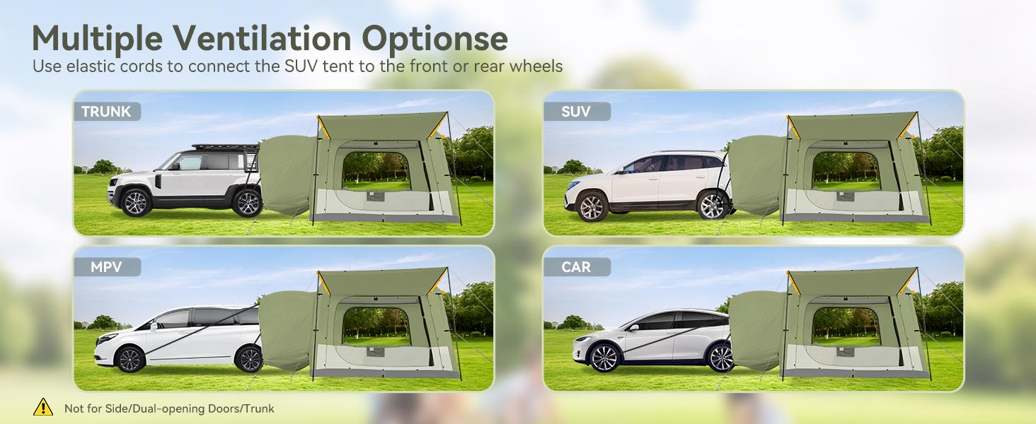 Lilypelle Inflatable Tents for Camping, Blow Up Tent with Hand Pump, Easy Setup Inflatable Hot Tent with Stove Jack, Waterproof Oxford Air Glamping Tents for Camping Adult 4-6 Person