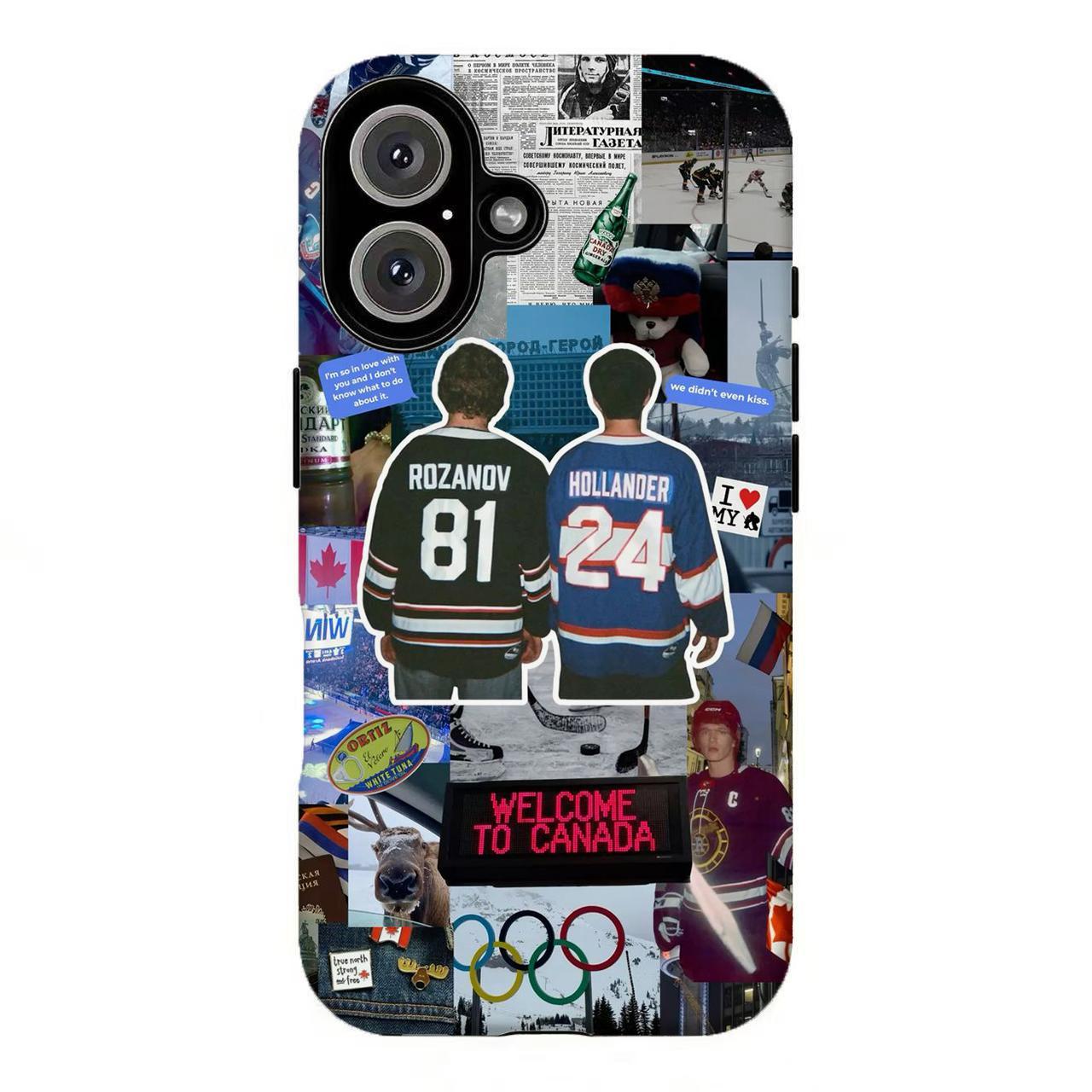 FL-Heat3d Rivalry Hollander 24 & Rozanov 81 Phone Case,90s Retro Collage Aesthetic Cover For iPhone 11 12 13 14 15 16 17 Air Pro Max for Samsung S26 S25 S24 S23 S22 S21 Case,Gift for her/him/fans