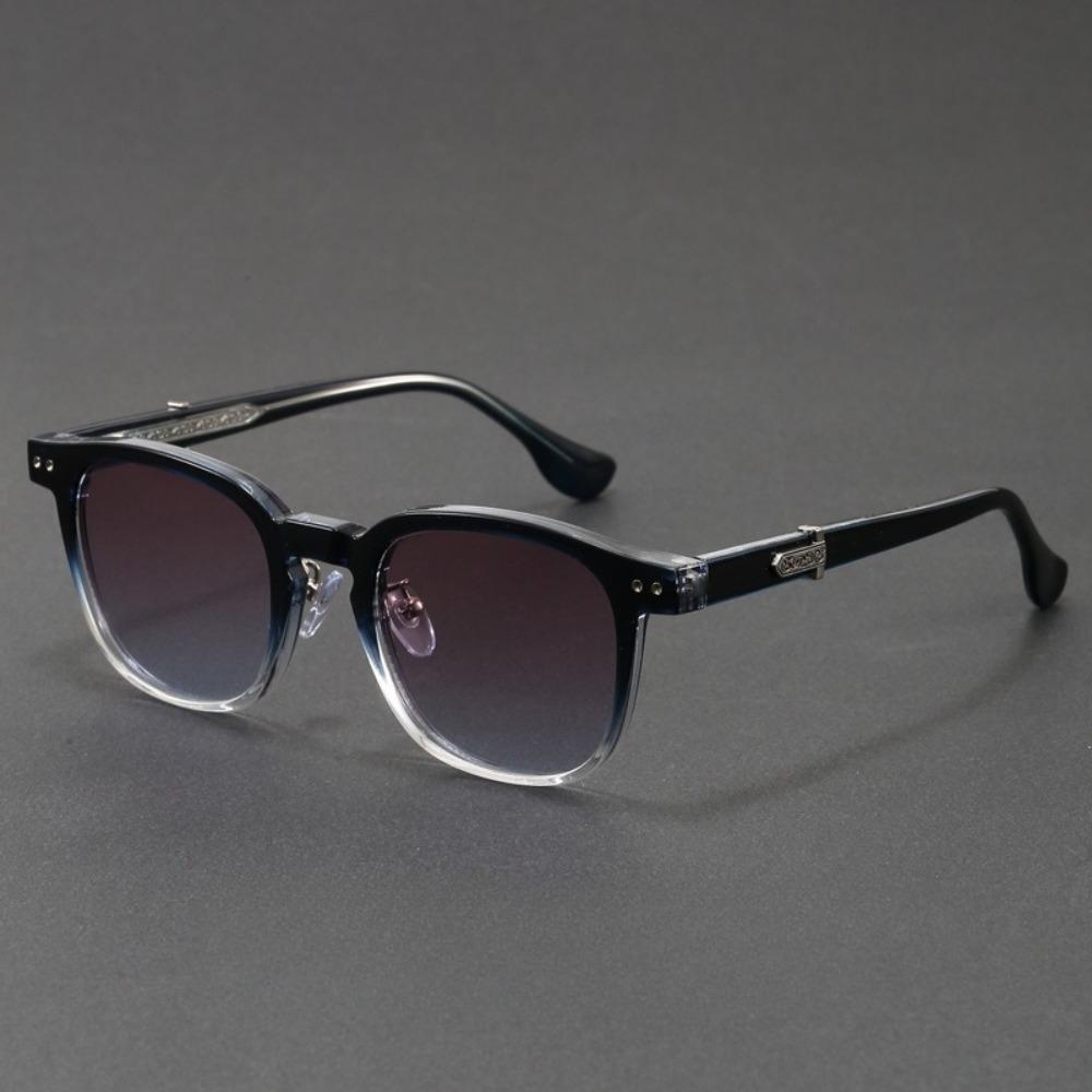 Round Frame Fashionable Glasses with Niche Designs on The Temples Exquisite and Simple Style Unisex Glasses Suitable for Commuting and Travel