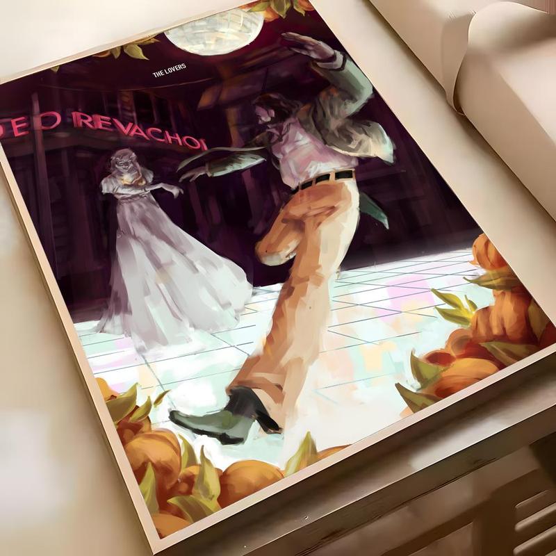 Ad Astra D-Disco Elysium Poster HD Waterproof Self-Adhesive Art Vibrant Wall Print for Living Room Bedroom Bar Parlor Home Decor Gift Fade-Resistant Easy-Apply Durable Dly Artwork