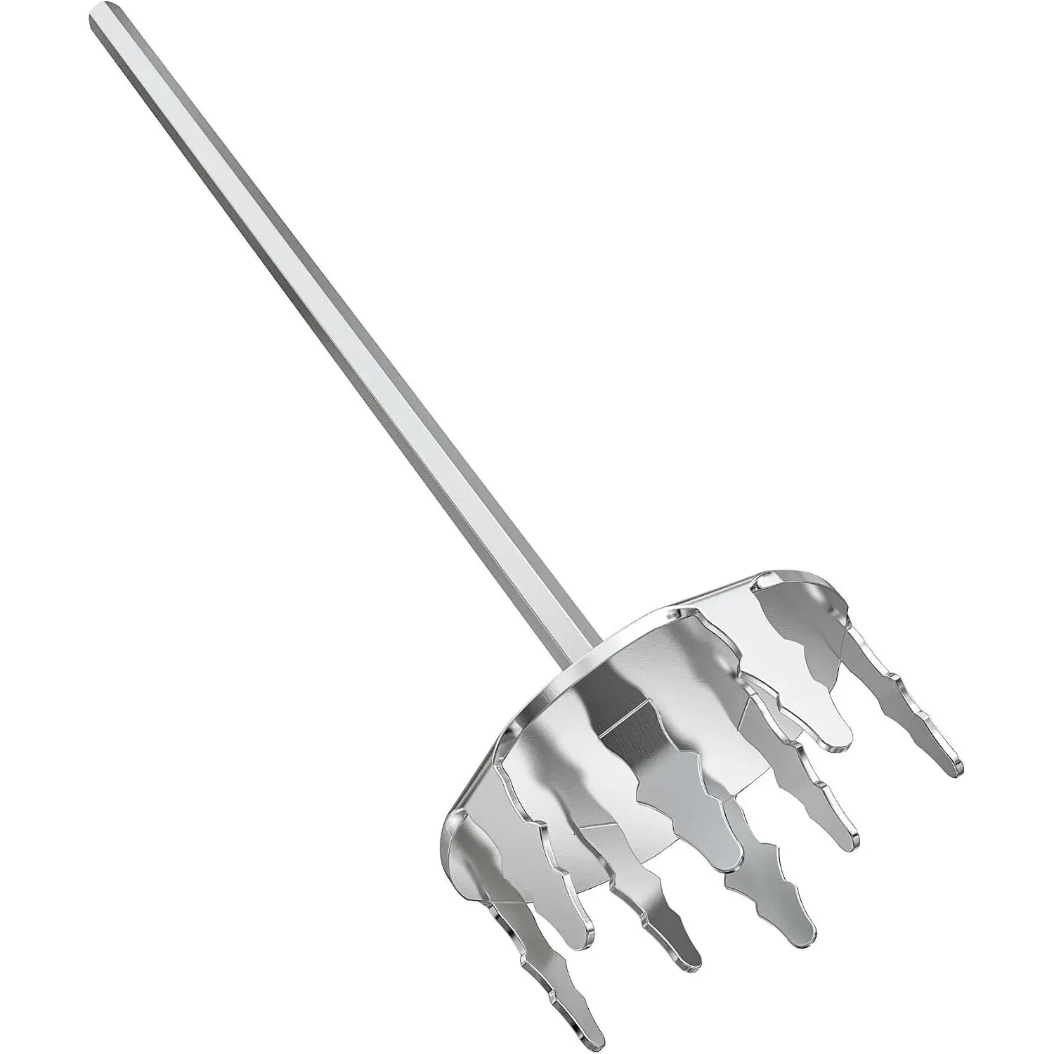 4 Inch Stainless Steel Pork Puller, Upgraded Ultra-Sharp