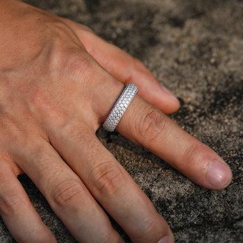 【#RS9258 】S925 Sterling Silver Zircon Ring for Women Men Hip Hop Jewelry Gift Fashion Accessories Anniversary Birthday Daily Wedding Engagement