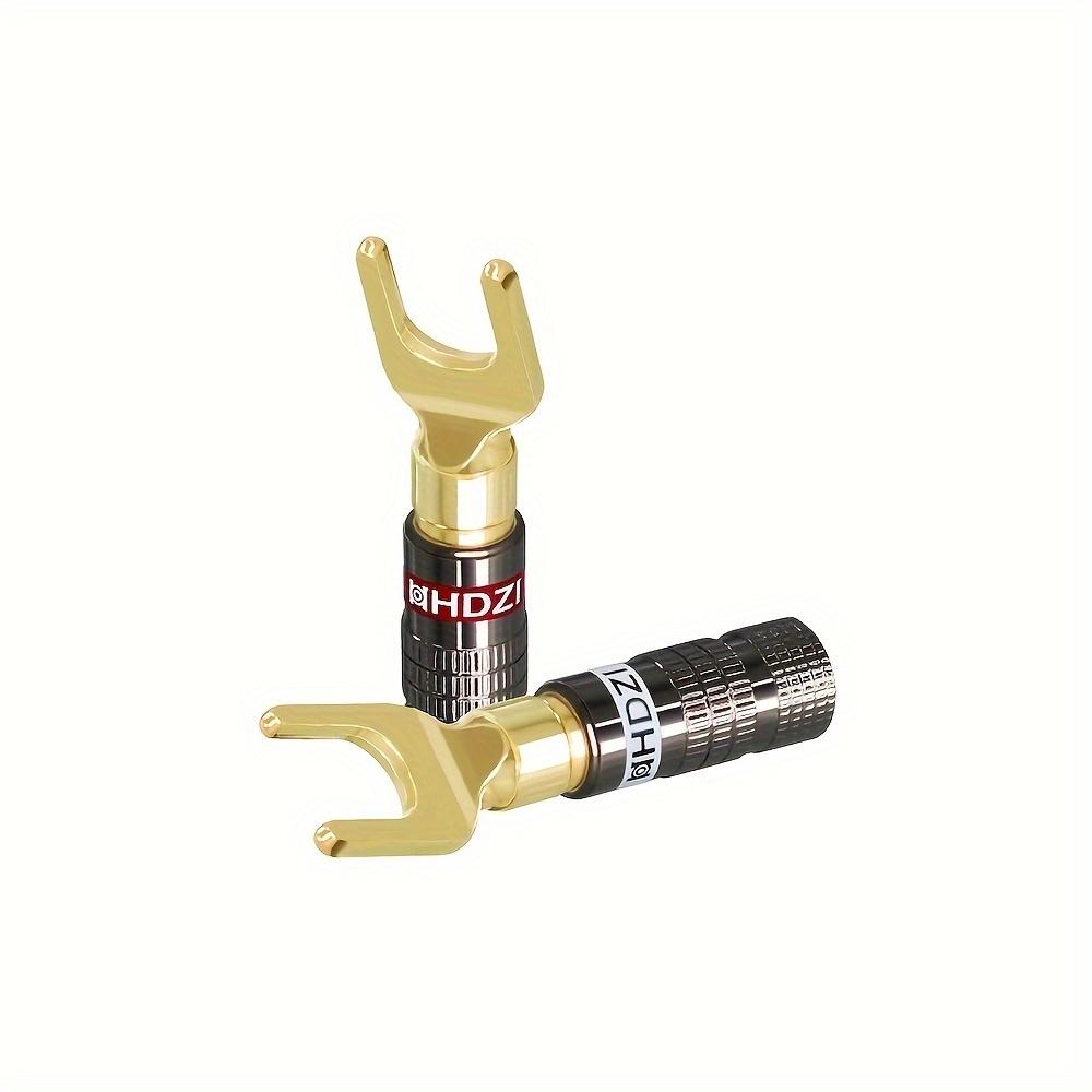 Gun Y Plug Banana Connector, High-Quality Electrical Connection, Durable Design, Ideal for Various Applications