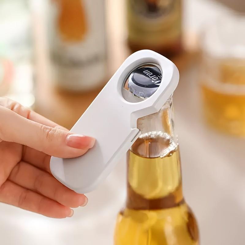 Magnetic Bottle Opener, 3-In-1 Can Opener, Home Use Beer & Beverage Can Opener, Easy-To-Use Magnetic Design, Perfect for Daily Convenience