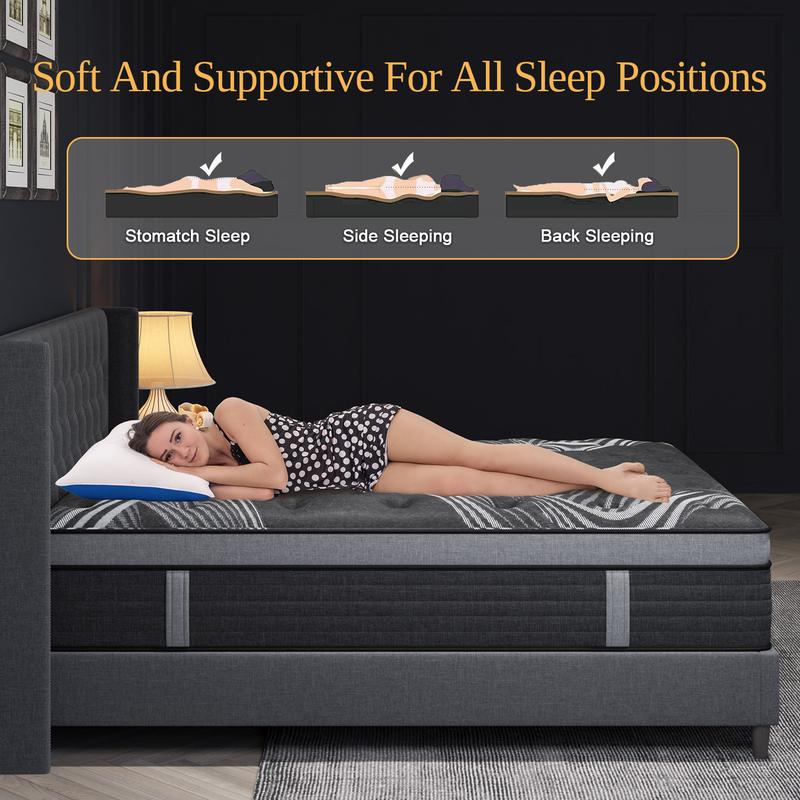 12 /14Inch Gel Memory Foam Mattress Twin Full Queen King Bed Hybrid Mattress In A Box,Pocket Spring for Edge Support, Pressure Relief, Medium Firm motion isolation 12 /14Inch Gel Memory Foam Mattress Twin Full Queen King Bed Hybrid Mattress In A Box,Pocket Spring for Edge Support, Pressure Relief, Medium Firm motion isolation