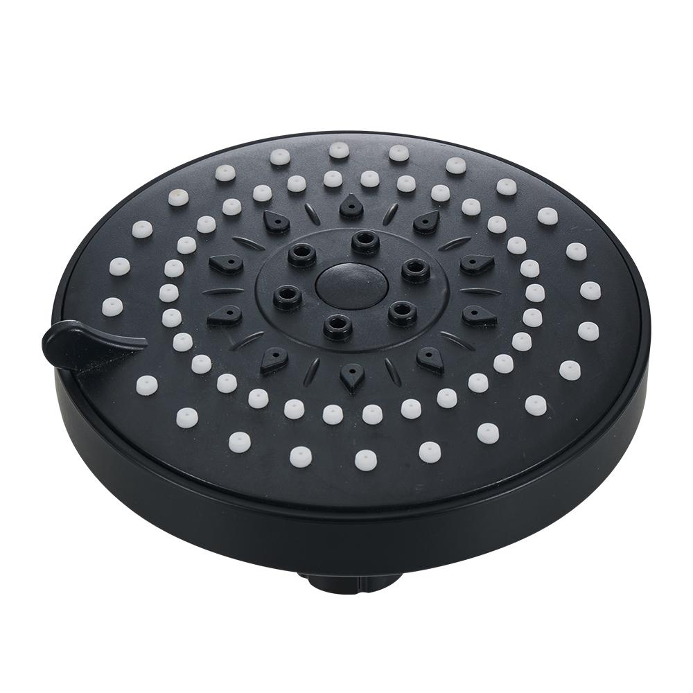 High-Pressure Rain Shower Head, Easy Installation, 5 Spray Modes, Modern Bathroom Upgrade, Polished Finish, Wall-Mounted, Luxury Bath Accessories