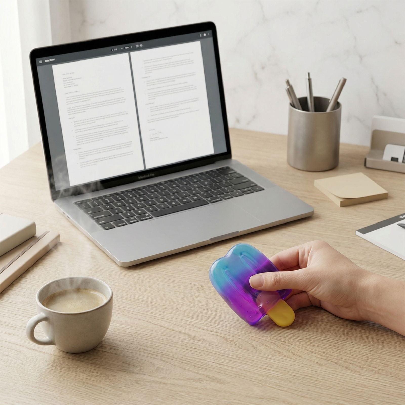 Ice Cream Squeeze Squishy, Summer Sensory Stress Relief, Easter Basket Stuffers, Party Favors for Anxiety Relief, Birthday Gift