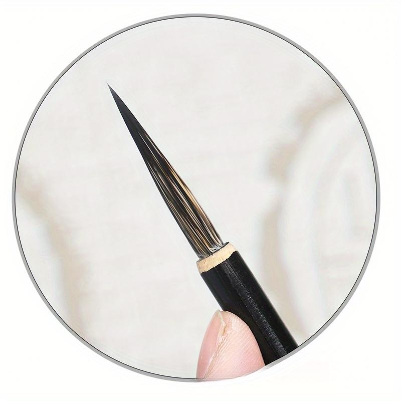 One/ Three piece set of hook and loop pens, large, medium, and small watercolor brushes, meticulous brushstrokes, brush strokes, colored brushes, calligraphy meticulous brushstrokes, detail brushes, an