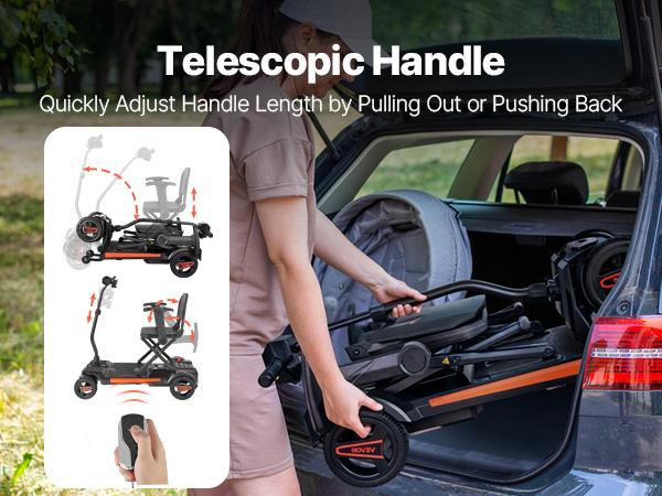 VEVOR 4-Wheel Electric Mobility Scooter for Adults Seniors, Integrated Automatic Folding Mobility Scooter with Remote Control, NFC Keys Long Range, 265LBS Loading Travel Wheelchair VEVOR 4-Wheel Electric Mobility Scooter for Adults Seniors, Integrated Automatic Folding Mobility Scooter with Remote Control, NFC Keys Long Range, 265LBS Loading Travel Wheelchair