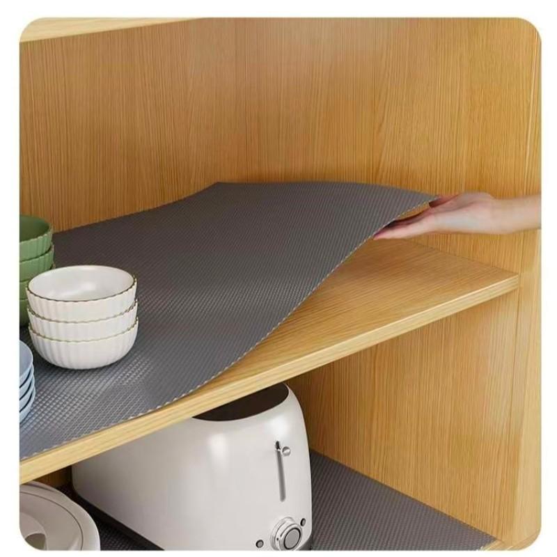 Transparent Washable Cuttable Drawer Liner, Non-Slip Refrigerator Inner Pads, Suitable for Fridge Glass Shelves Cabinets Home Kitchen Supplies