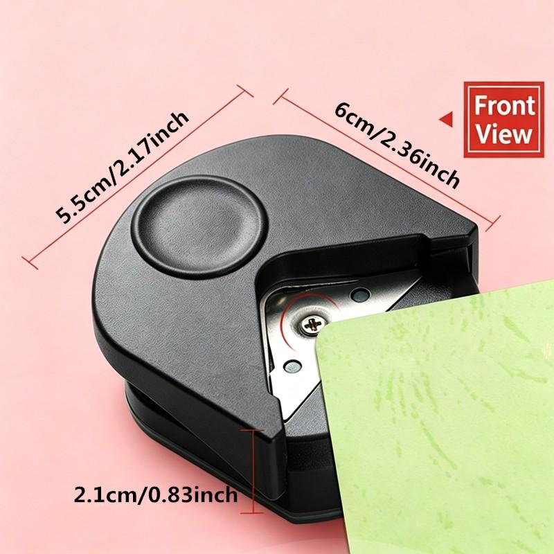 DIY Round Corner Cutter R4, Manual Photo Paper Card Trimmer, Right Angle Sharp Rounded Edge Trimmer, Craft Cutting Tool, Office Cutting Supply